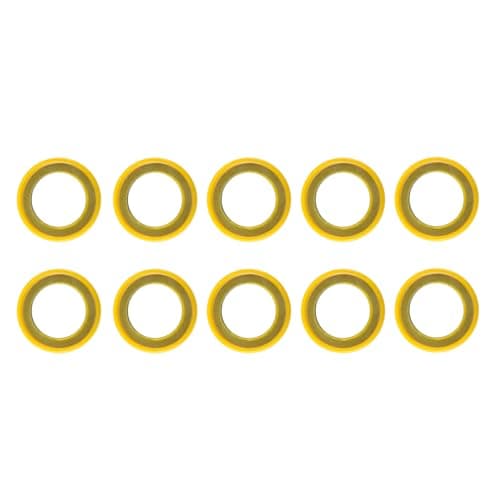 10 x 26830749 Gearcase Oil Drain Plug Gaskets Screw Washers Lower Unit Seals for Mercury 115FS 150 EFI 4Stroke and Mariner Outboard Engines and MerCruiser Star Drives Accessories