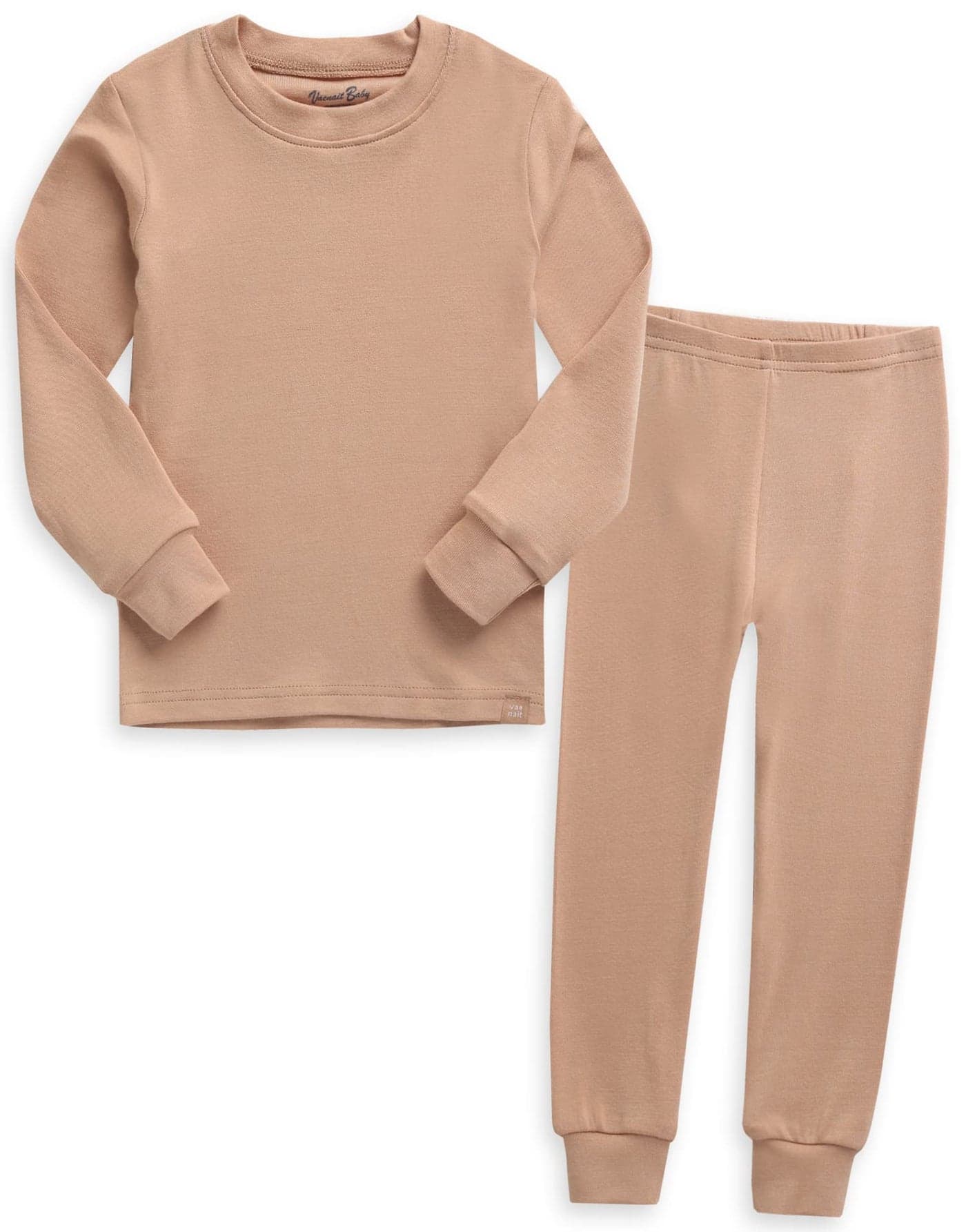 Vaenait Kids Toddler Long Sleeve Sleepwear Pajamas 2pcs Set Modal Milkorange L