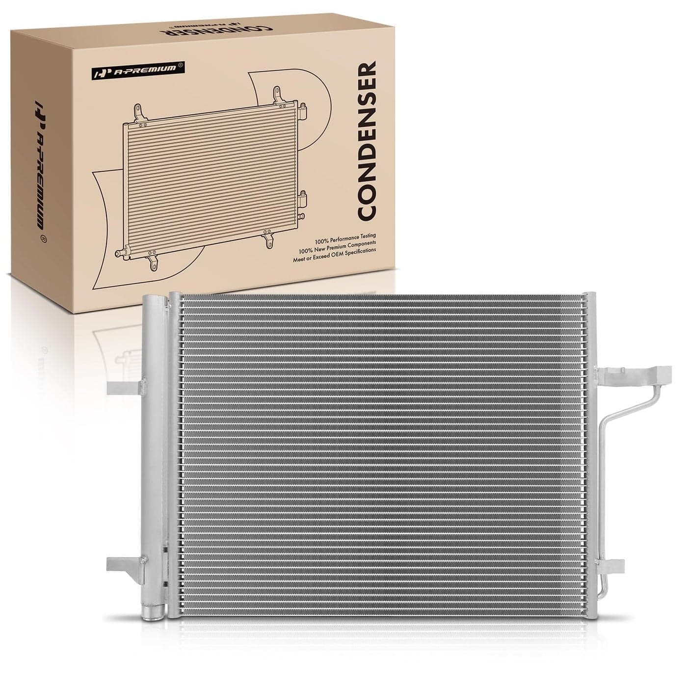 APremium Air Conditioning AC Condenser Compatible with Ford Escape 20132019 16L 25L CMax 20132018 20L Replace CV6Z19712B CV6Z19712KB