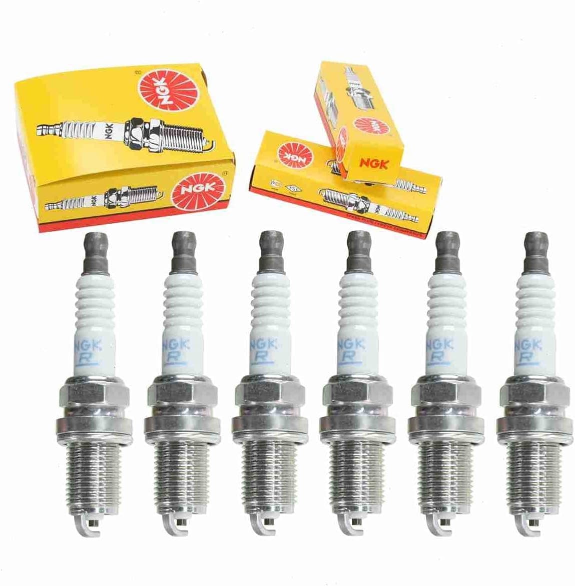 6 pc NGK Standard Spark Plugs for Hyundai Sonata 2.5L 2.7L 3.3L V6 (1999-2010)