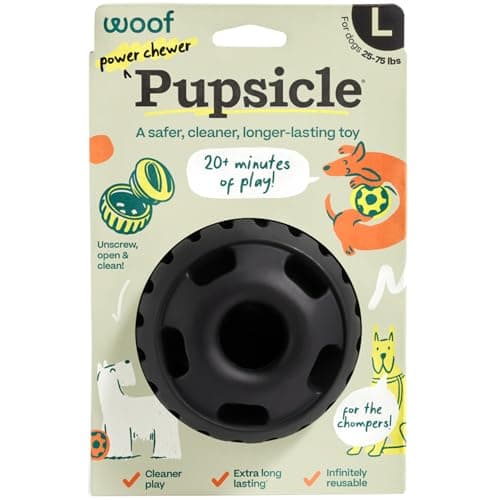 WOOF Power Chewer Pupsicle Durable LongLasting Dog Chew Toys for Aggressive Chewers Keep Your Pup Busy Easy to Clean Toys for Medium and Large Dogs 2575 lbs