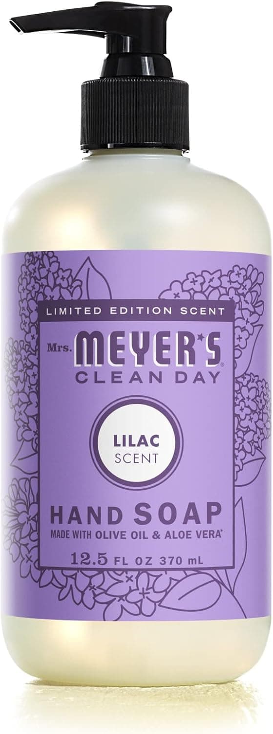 MRS MEYERS CLEAN DAY Hand Soap Made with Essential Oils Biodegradable Formula Lilac 125 fl oz