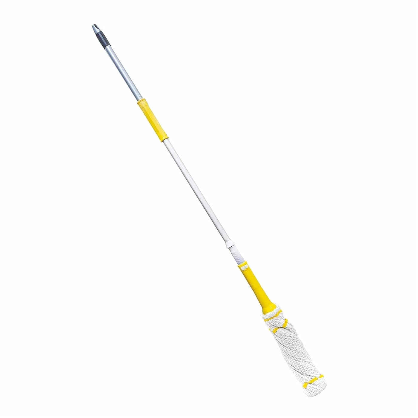 HIC HAMARA INDIA CLEAN Twist N Squeezee Cotton Mop Perfect for Cleaning HardwoodLaminateTilesPocha for Floor CleaningCodularSpace Saving YI251 Pack of 1