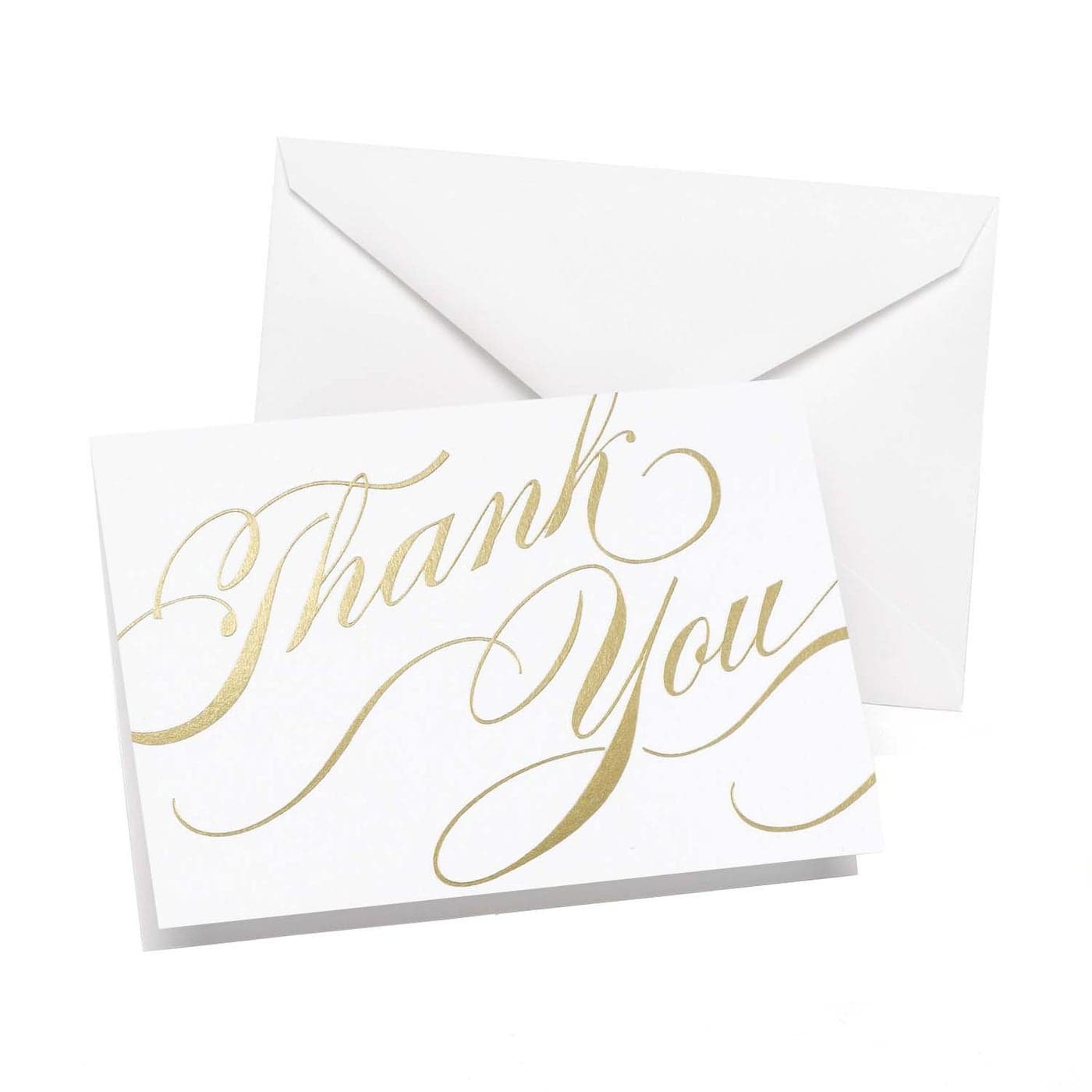 Hortense B Hewitt 50Count Gold Foil Unending Gratitude Thank You Note Cards 48 x 35 Folded Size 30418