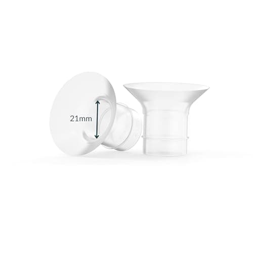 Ameda Breast Pump Flange Insert 21mm Flange Insert Ameda Pump Parts Universal Flange Insert Compatible with GLO MYA Joy MYA Joy Plus and Pearl Breast Pumps 2 Count
