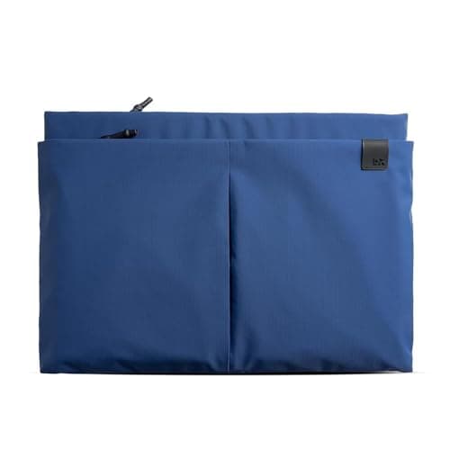 DailyObjects Medium Portable Pivot Laptop Sleeve |Recycled Nylon| Durable|Lightweight|Water Repellent|Padded Zipper|Fits Laptop/MacBook Air/Pro-14|for Men and Women|Office and Daily use (Blue)
