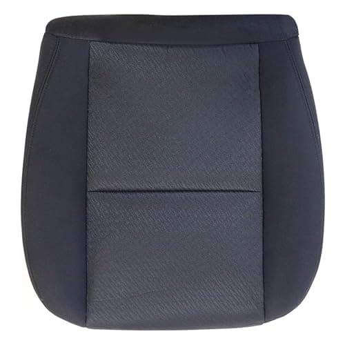 GXARTS Front Driver Side Bottom Lower Replacement Cloth Seat Cover Black #19C Compatible with Chevy Silverado Avalanche Suburban Tahoe GMC Sierra Yukon 2007 2008 2009 2010 2012 2013 2014