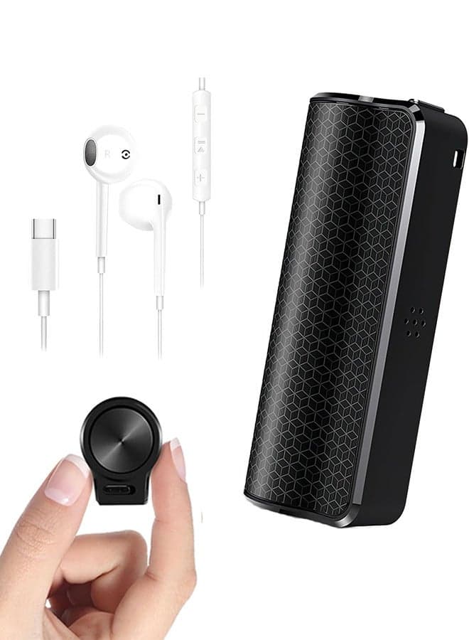 16GB Voice Recorder Audio Recording Device with Earphone and Charing Cable for Classroom Lecture Meeting 350 Hours Long Recording Time