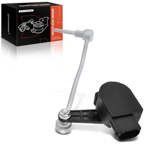 A-Premium Ride Height Level Sensor Compatible with Audi A8 Quattro 2004-2010, S8 2007-2010, Front Right (Passenger Side), Replace# 4E0941286G, 4E0941286E