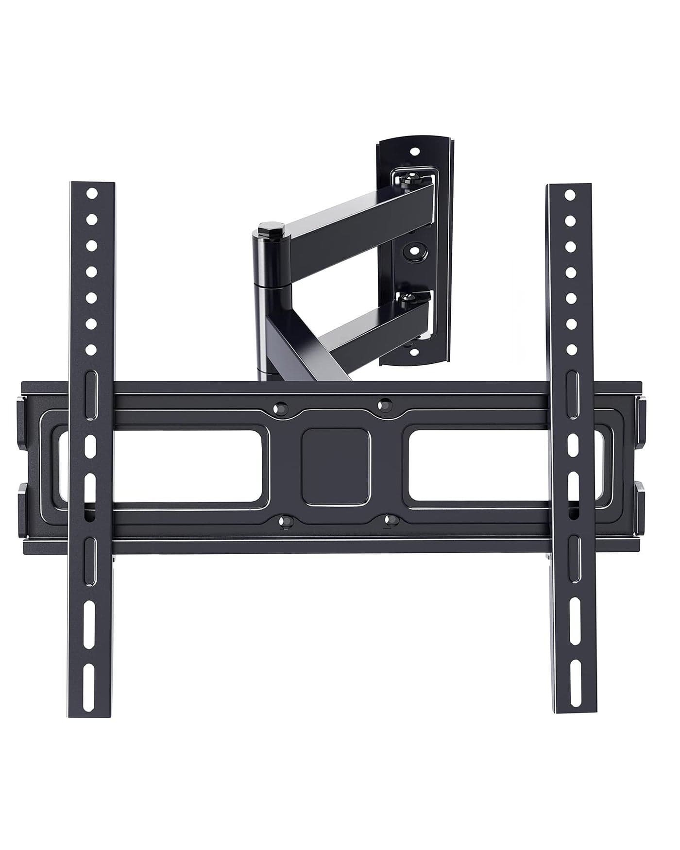 ERGO TAB Full Motion TV Wall Mount, Heavy Duty Single Articulating Arms TV Bracket for Most 32-55 Inch Flat Curved TVs, Up to VESA 400x400mm and 77lbs, Support Swivel, Tilt, Level Adjustment