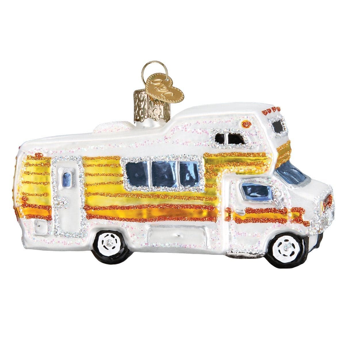 Old World Christmas Ornaments Camping Outdoor Collection Glass Blown Ornaments for Christmas Tree Motorhome