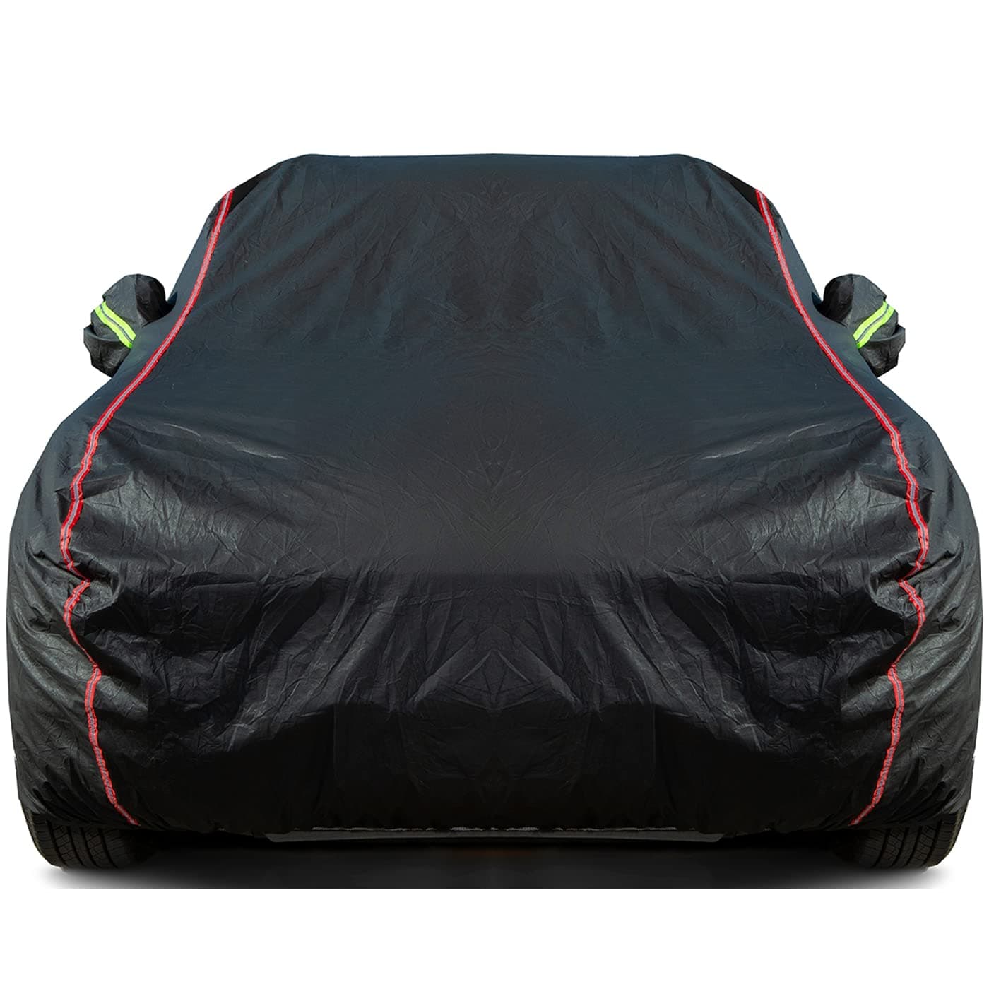 QUYDDC Breathable New Material Waterproof Car Cover Locks and Zipper Doors Sunscreen Waterproof UV Prevention Snowproof Wind and WindproofSuitable for Indoor Outdoorfor Sedan 205 to 216 B5