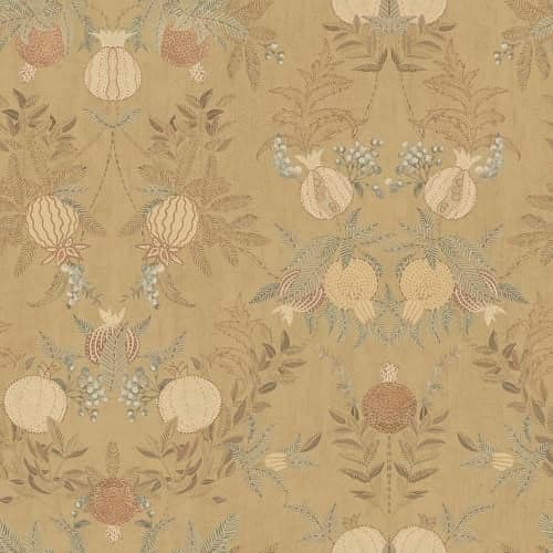 Chris Loves Julia x NuWallpaper Melograno Wheat Peel and Stick Wallpaper Wheat Botanical Removable Contact Paper for Walls Self Adhesive Wall Covering for Bedroom Living Room Accent Wall