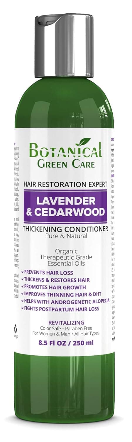 Botanical Green Care Lavender Cedarwood CONDITIONER Thickening Hair Growth Strengthening Conditioner for Thinning Hair Color Safe