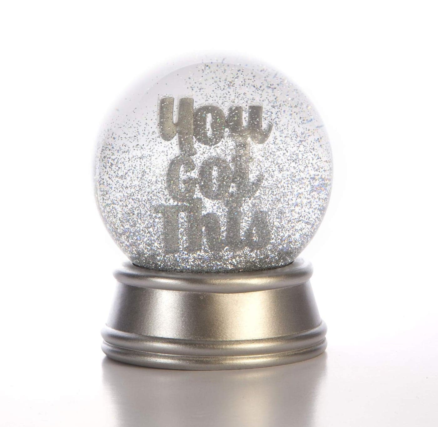 Boxer Gifts You Got This Inspirational Motivational Glitter Snow Globe Ornament Heartfelt Gift For Her Pregnancy University Exams New Job Silver