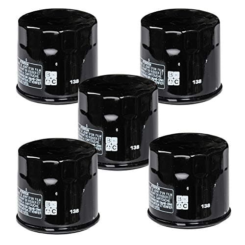 HIFROM Oil Filter Replacement for Suzuki GSXR 600 750 1000 1300 Hayabusa AN650 LTF400F LTA400F GSF650 VLR1800 VL800 SFV650 GSR750 SV650 GSF1250 VS800 GSF650 Motorcycle ATV Replace HF138, KN138