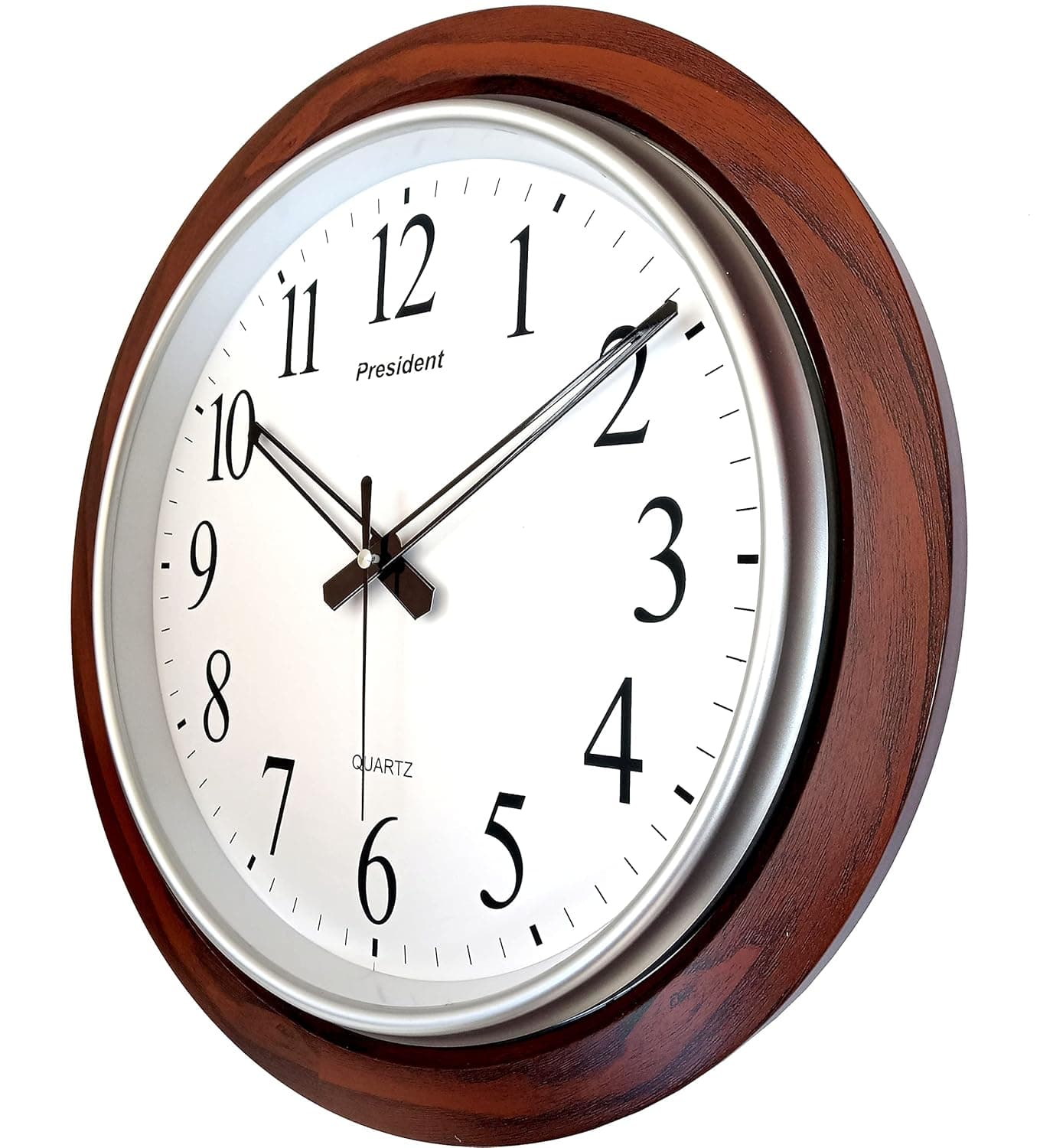 IndiA Craft Jaipur Royal Looking Superhero Plastic Wall Clock for Hall 42 X 42 cm Wood