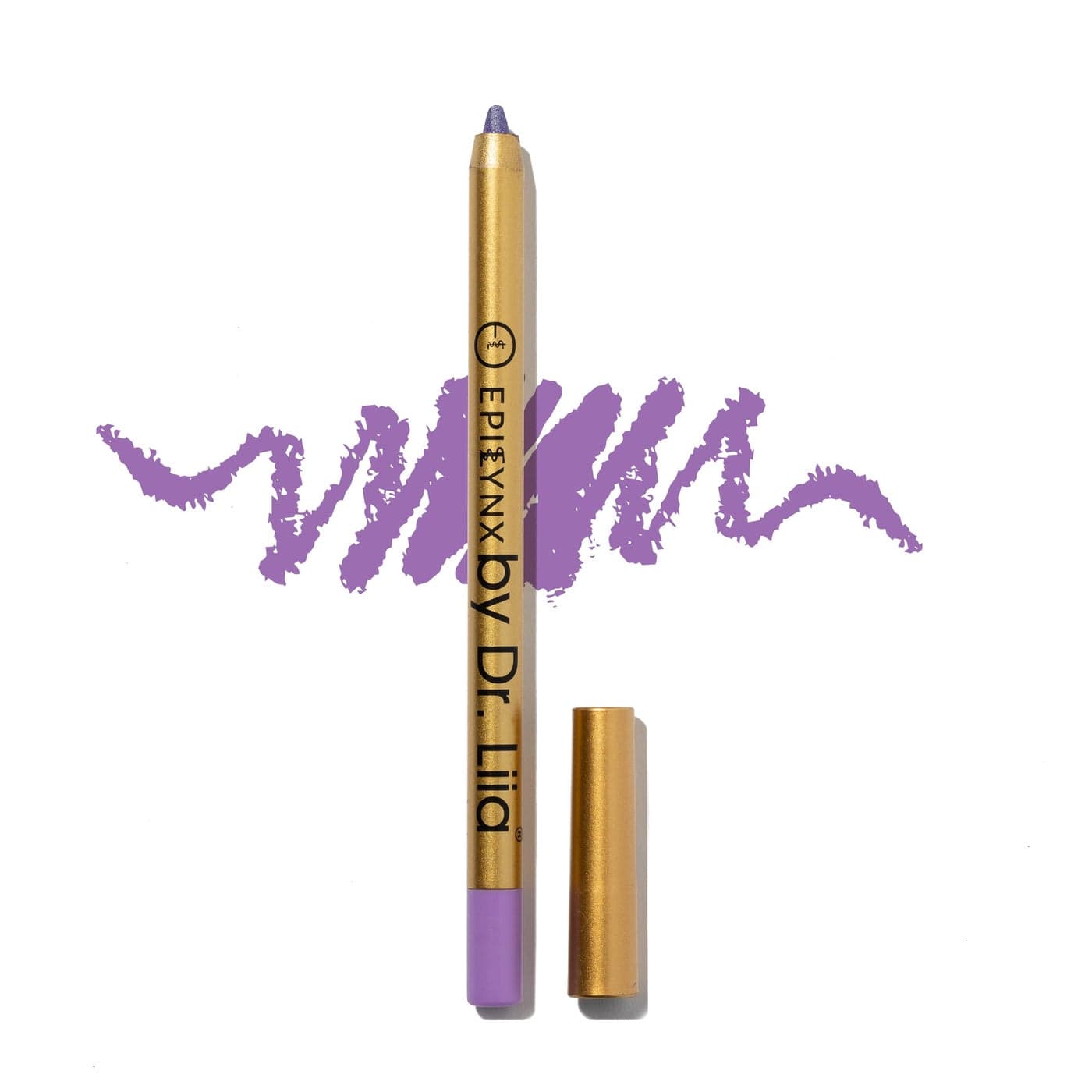 EPILYNX Long Lasting GlideOn Gel Eyeliner Pencil GlutenFree Hypoallergenic Vegan 12ml Royal Purple Shimmer by Dr Liia