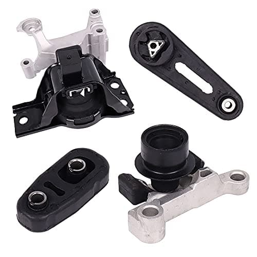 Engine motor Mount Compatible with Fits 2007-2012 Nissan Sentra 2.0L w/AUTO CVT Motor & Trans Mount Set 4pcs : A4348, A4345, A4318, A4346