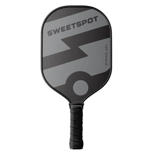 SweetSpot Strike Joy Pickleball Paddle USAPA Approved Lightweight Pickle Ball Racket Black and Grey