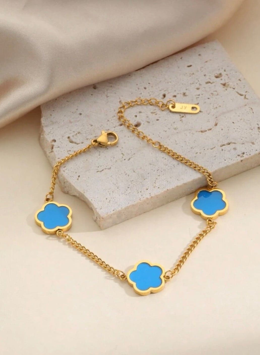 Elegant Gold Plated Stainless Steel Bracelet For Women