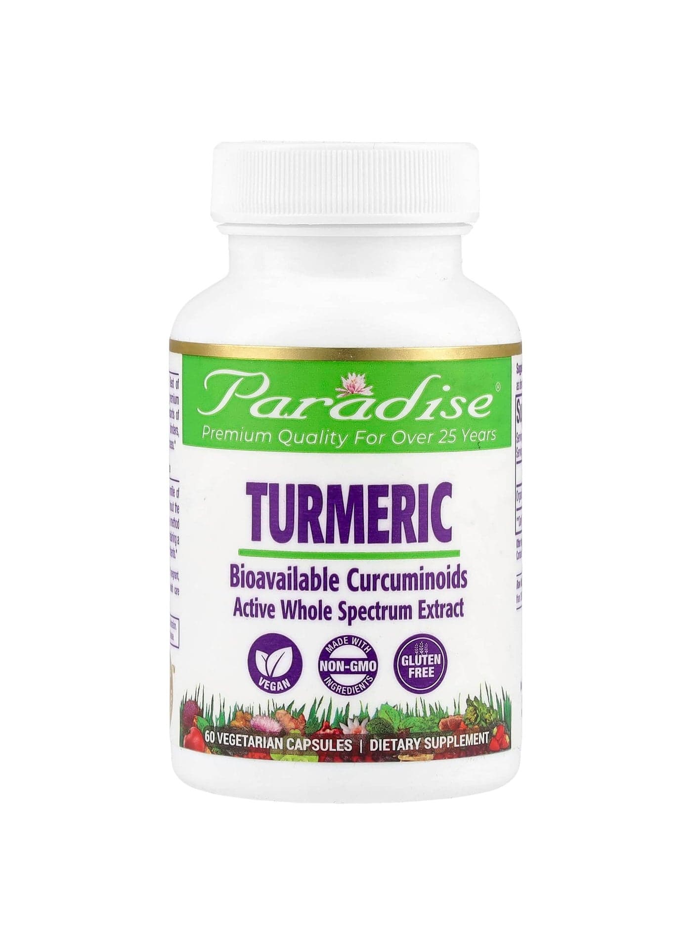 Turmeric, 60 Vegetarian Capsules (250 mg per Capsule)
