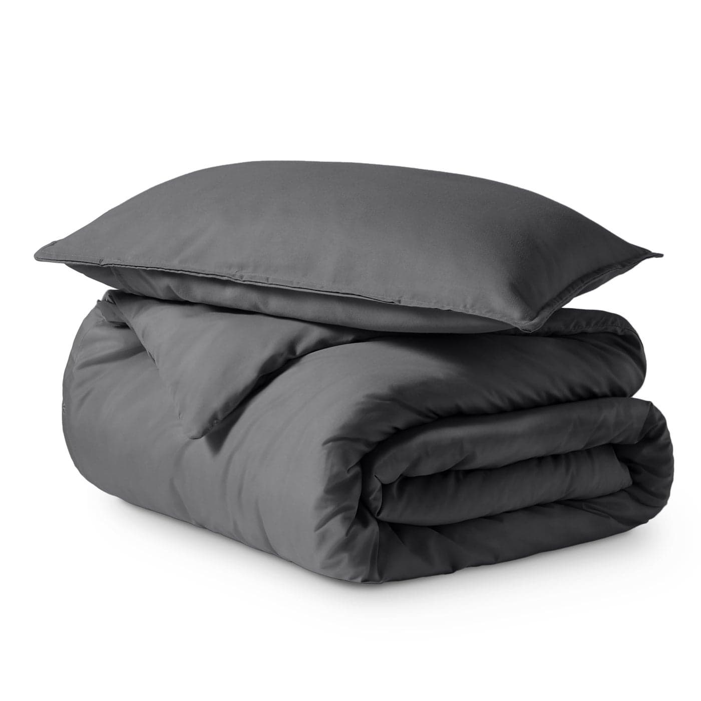 Bare Home Bedding Duvet Cover Twin/Twin Extra Long Size - Premium 1800 Super Soft Duvet Covers Collection - Lightweight, Cooling Duvet Cover - Soft Breathable Bedding Duvet Cover (Twin/Twin XL, Grey)