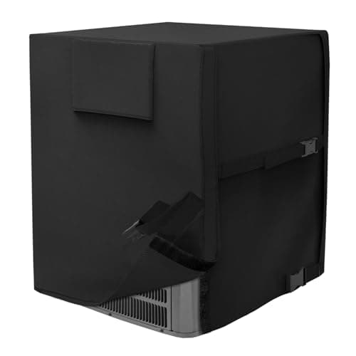 AKEfit Air Conditioner Cover for Outside Heavy Duty Waterproof AC Defender with Durable Oxford Fabric Veranda AC Protector Black 36Wx36Wx40H
