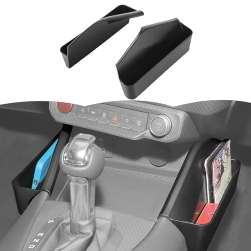 RT-TCZ Center Console Gear Shift Storage Box Tray Organizer Accessories for Ford Mustang 2024 2025