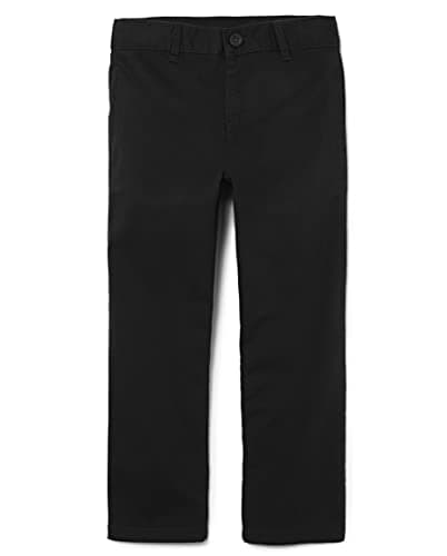 The Children's Place Boys Stretch Chino Pants,Black Single,10S