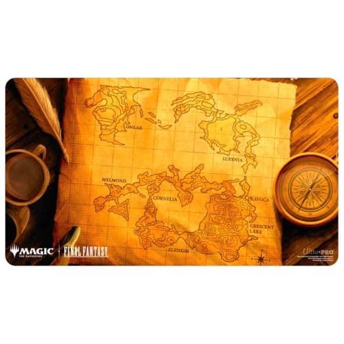 Ultra PRO Final Fantasy x Universes Beyond World Map Playmat for Magic The Gathering Card Game Playmat Final Fantasy Collectibles Desk Mat Mousepad