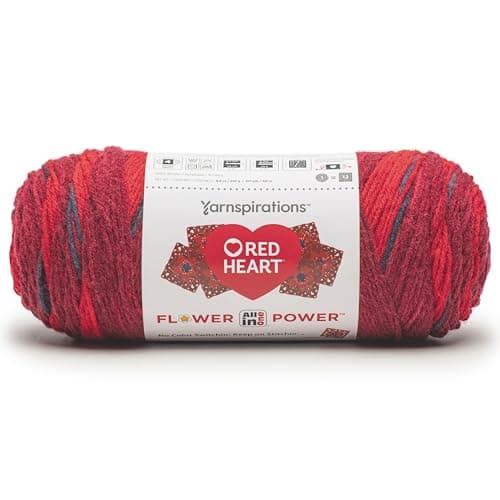 Red Heart AllinOne Flower Power Yarn