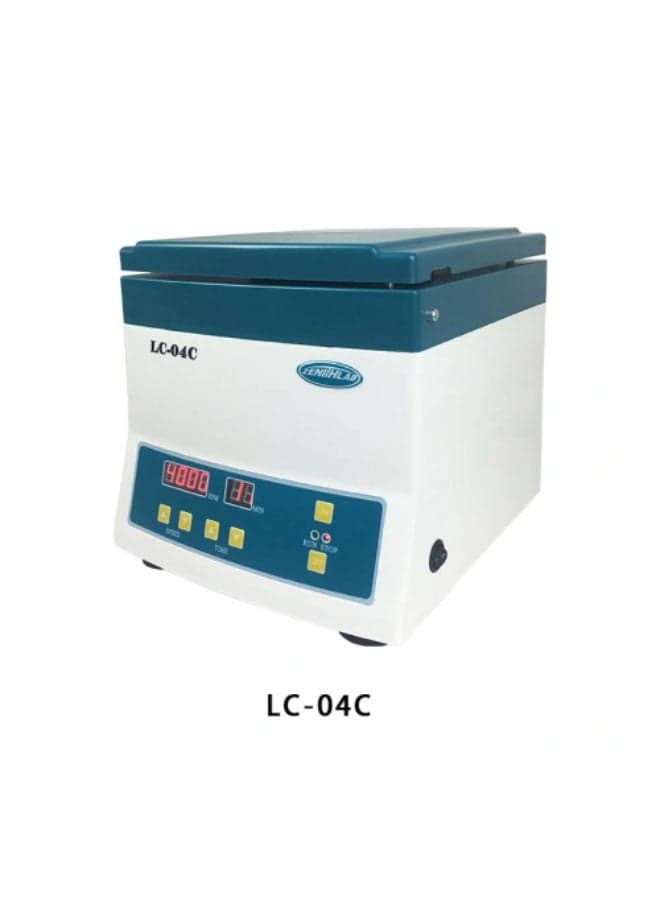Zenithlab LC 04C Low Speed Laboratory Centrifuge 4000 RPM 2325 xg 20 ml x 12 Timer 0 to 99 min Benchtop Centrifuge