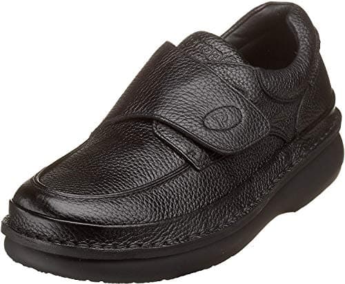 Propét mens M5015 loafers shoes, Black Grain, 9.5 US