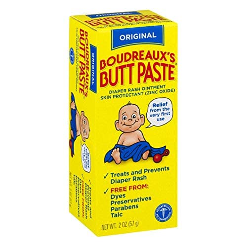 Boudreauxs Butt Paste Diaper Rash Ointment Original Formula 2Ounces Tube 1Unit