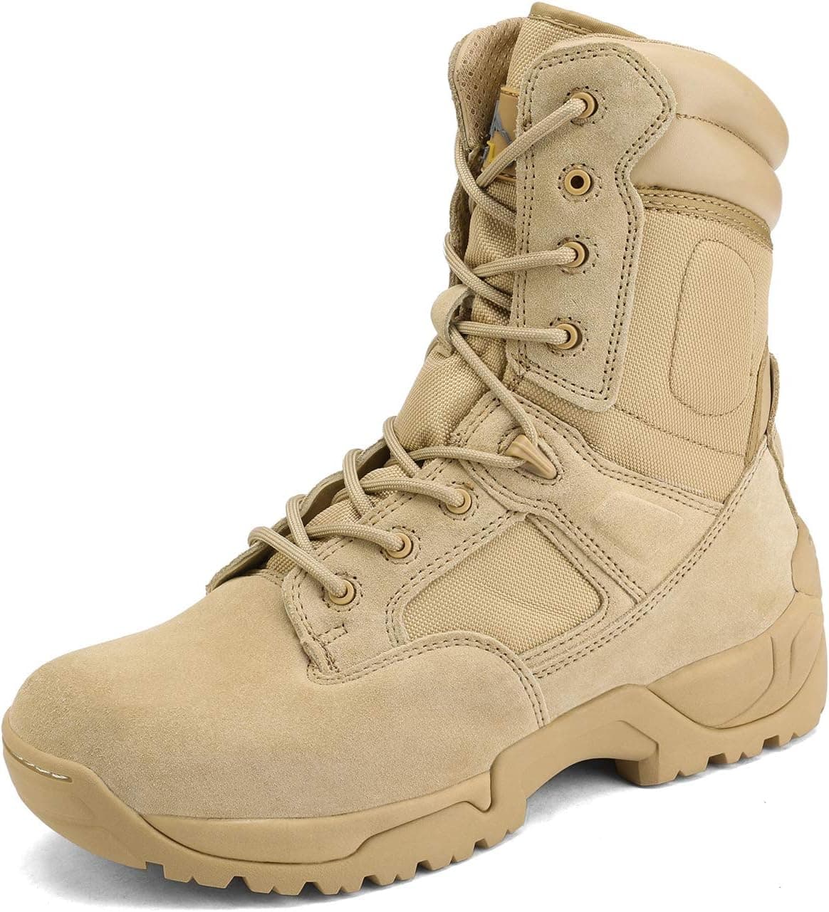 NORTIV 8 Men's Military Tactical Work Boots - Sand