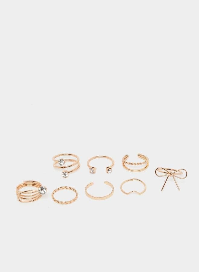 Pack of 8 - Assorted Rings