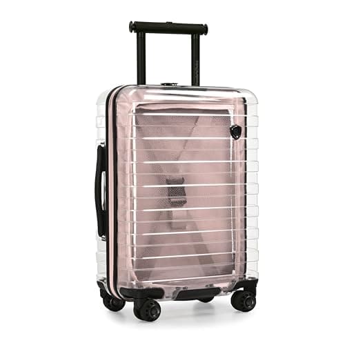 Travelers Choice Millennial II Transparent CarryOn 22 Hardside Spinner Luggage