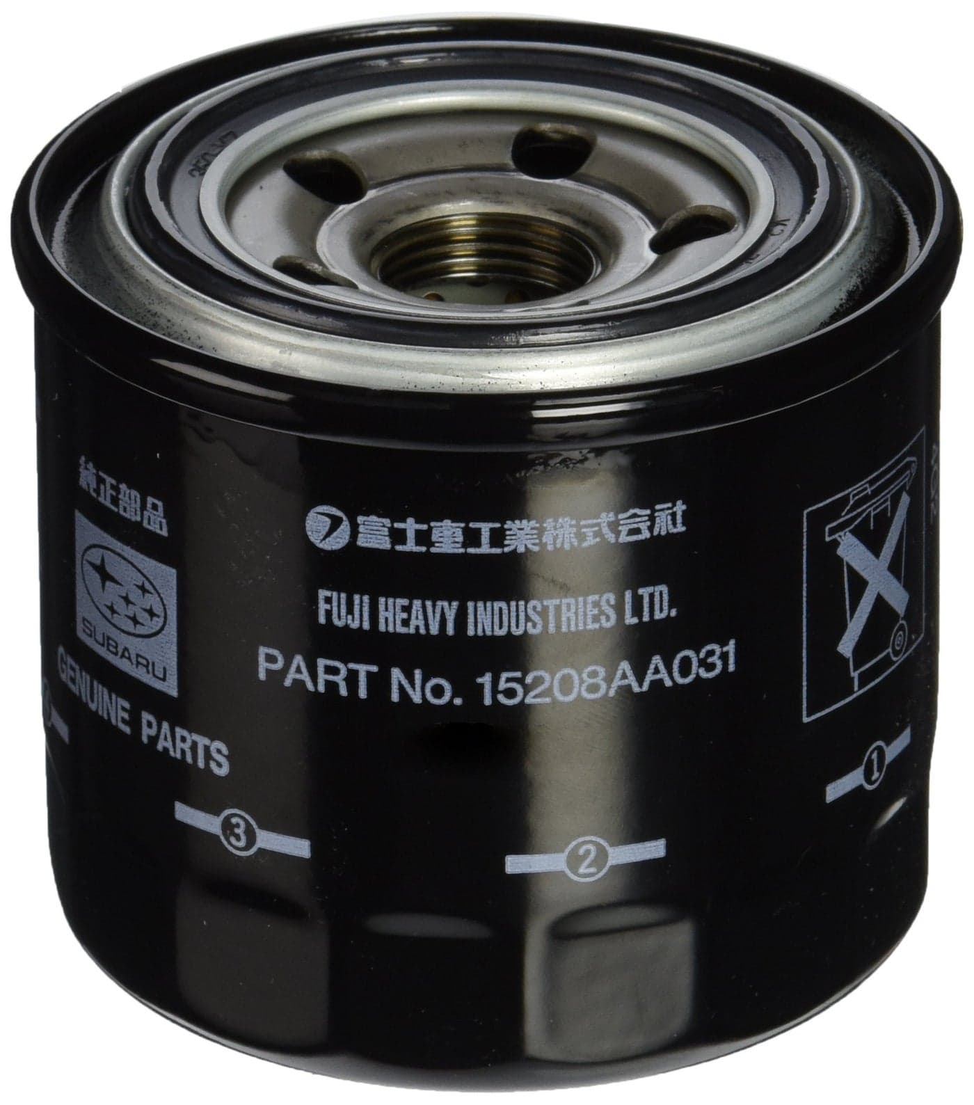 Subaru Genuine Oil Filter - 15208AA031