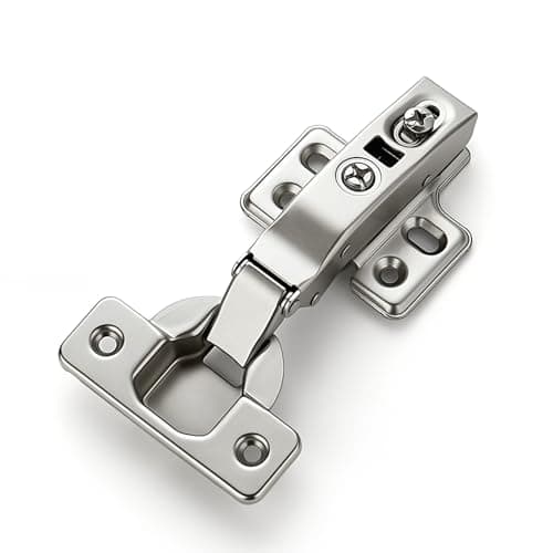HOME EDIT 5 Pairs 10 Pack European Full Overlay Soft Close Cabinet Hinges Concealed Kitchen Cabinet Hinges Heavy-Duty Frameless Adjustable for Cupboard Hardware