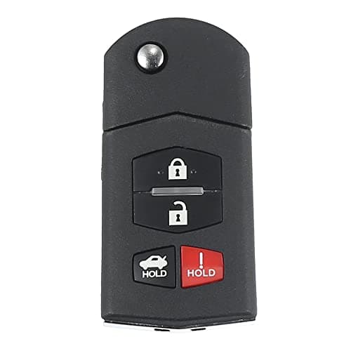 X AUTOHAUX 4 Button Flip Car Keyless Entry Remote Control Key Fob BGBX1T478SKE125-01 for Mazda 3 Seden 10-13 for Mazda 6 10-13 MX-5 Miata 06-15 315MHz Chip 63 80
