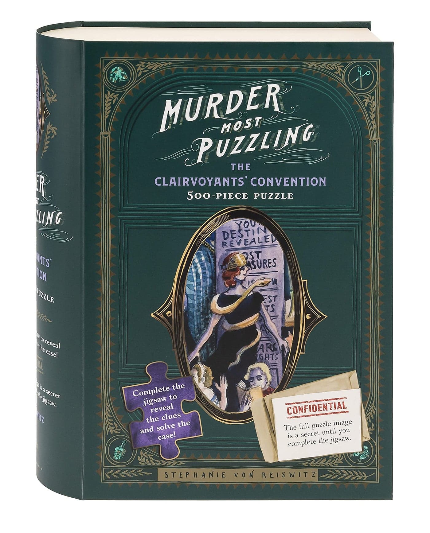 Murder Most Puzzling: The Clairvoyants' Convention 500-Piece Puzzle