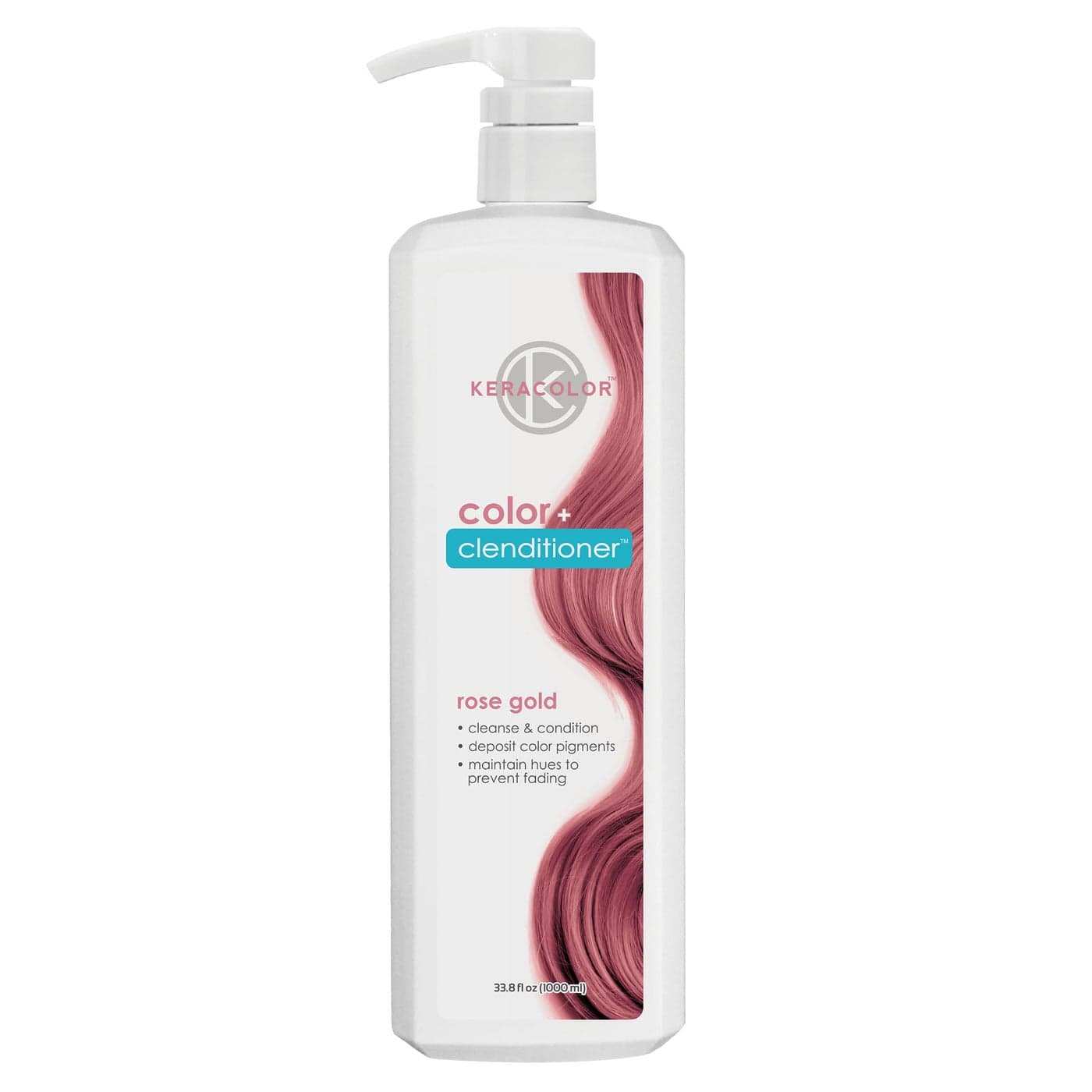 Keracolor Clenditioner ROSE GOLD Hair Dye Semi Permanent Hair Color Depositing Conditioner Crueltyfree 3380 Fl Oz Pack of 1