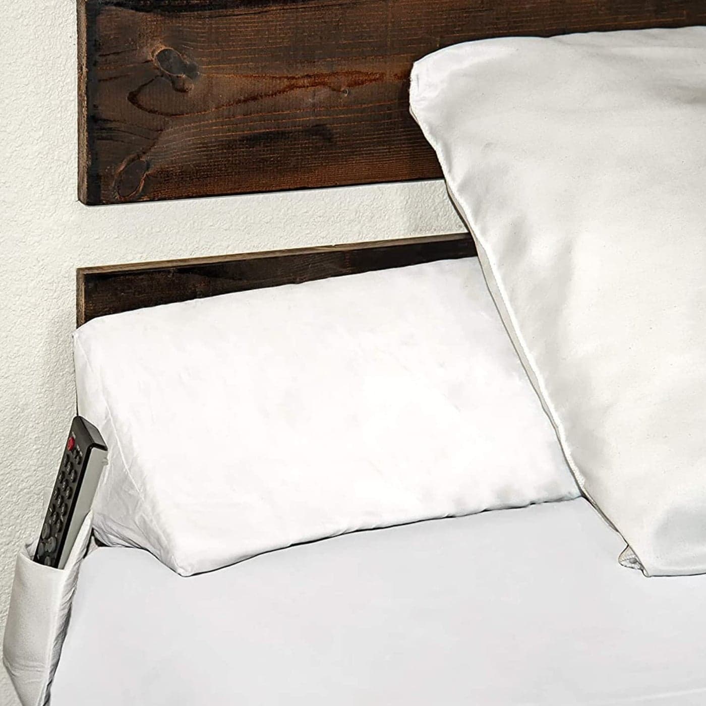 SnugStop The Original Bed Wedge Gap Filler Between Your Headboard and Mattress Triangle Pillow Wedge Bed Filler Wedge Gap Headboard Filler Gap Bed Stoppers Dont Lose Your PillowFull