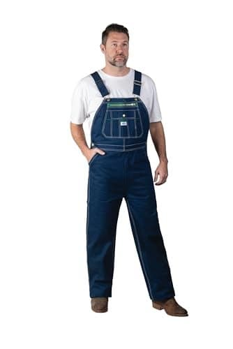 Liberty Men's Rigid Denim Bib Overall, 46x28