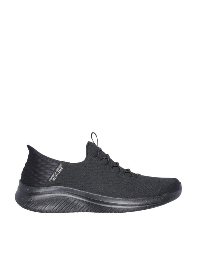 Skechers Men's Ultra Flex 3.0 Right Away Hands Free Slip-in Sneaker Loafer, Black/Black, 8