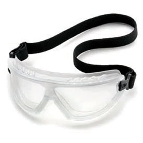 Gateway Safety 45080 Wheelz Stylish and Comfortable Safety Goggle, Clear Lens, Clear Frame Universal 1