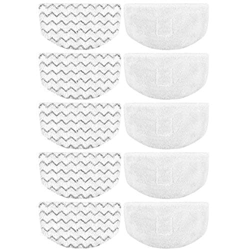 Extolife 10 Pack Steam Mop Replacement Pads for Bissell Powerfresh Steam Mop 1940 1806 1544 2075 2685A 2181 2814 Series, Model 19402 19404 19408 19409 1940A 1940F 1940Q 1940T 1940W B0006 B0017 2075A