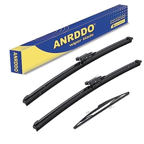 3 Wipers Factory Replacement For Ford Focus 2012 2013 2014 2015 2016 2017 2018 Original Equipment Replacement Windshield Wiper Blades Set 28"+28"+12" (Set of 3) Pinch Tab
