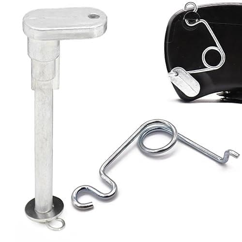 Txouoxt Fuel Door Hinge Pin With Gas Door Spring for 2009-2014 F150 2010-2014 Lincoln Mark LT Loose Gas Cap Permanent Repair Fix